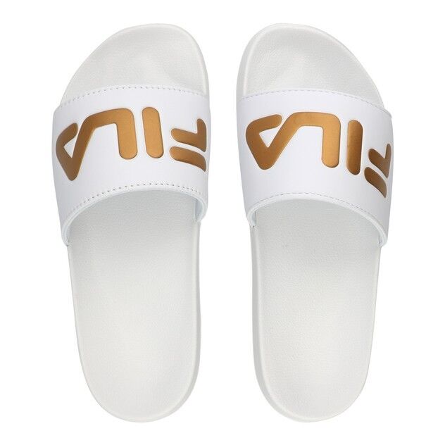 view-4-.jpg Fila Women's Slides 21 - White Gold