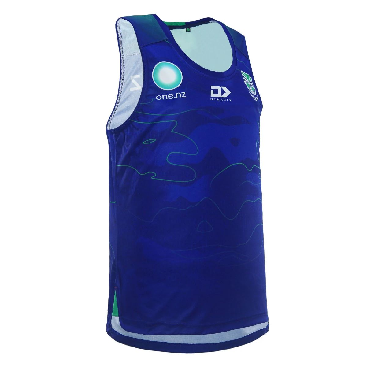 2024-New-Zealand-Warriors-Mens-Training-Singlet-Royal_NWSIM24501_right_45.webp Right angled view of 2024 New Zealand Warriors men's royal training singlet