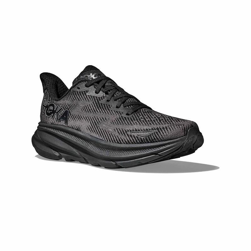 Mens-Hoka-Clifton-9-Black-Black-Front.jpeg