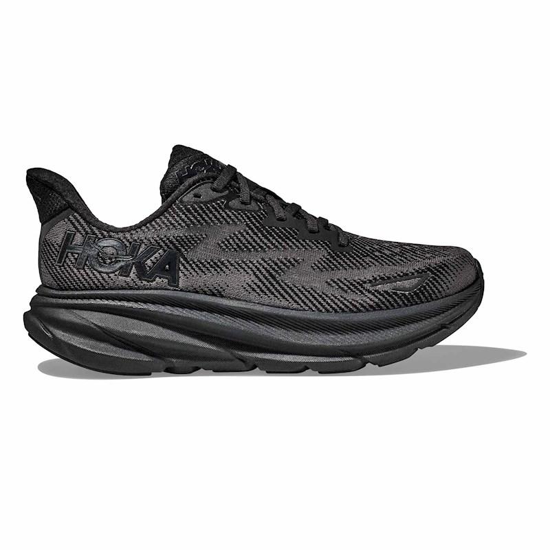 Mens-Hoka-Clifton-9-Black-Black-Side-View-.jpeg
