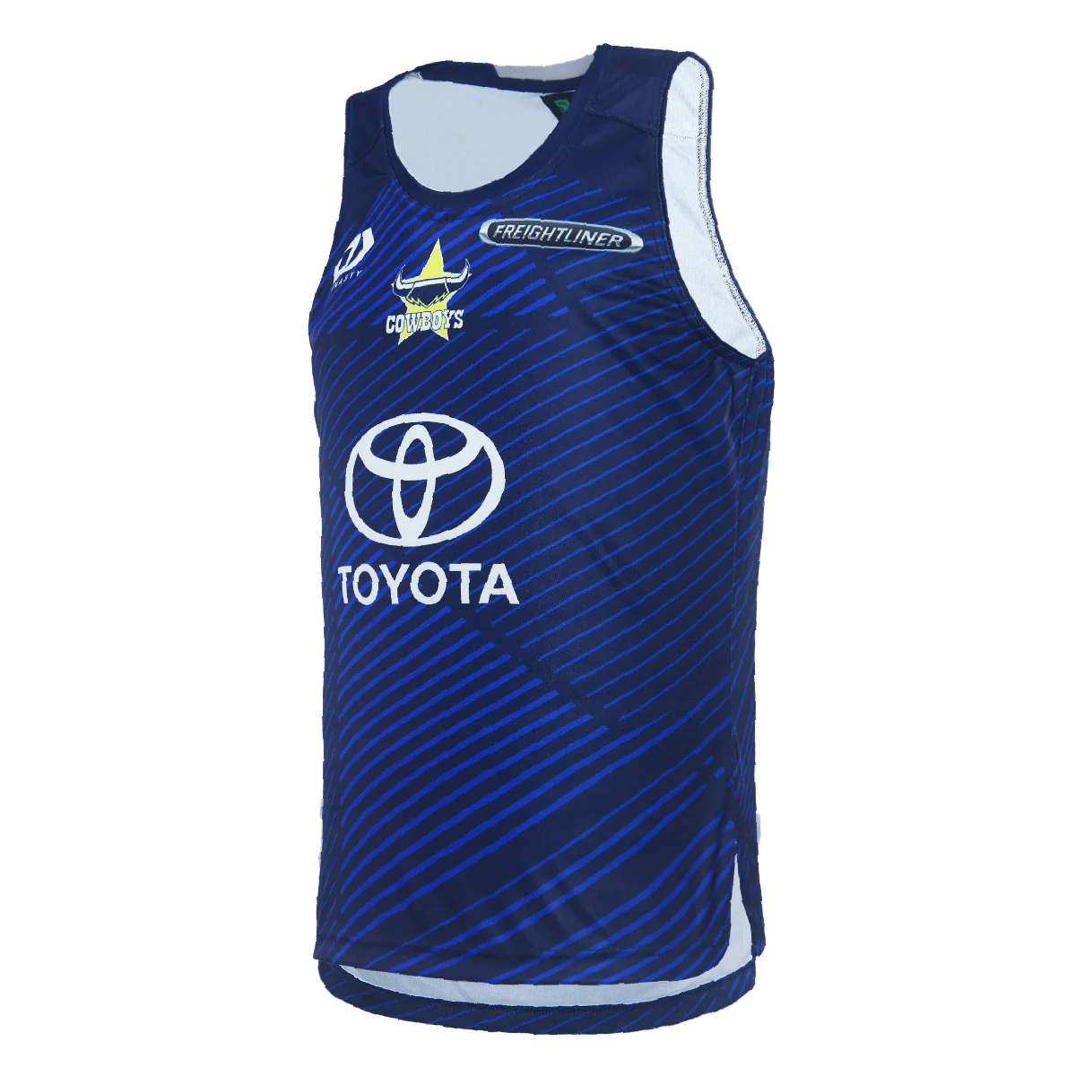 Cowboys 2024 Navy Training Singlet Angle Cowboys 2024 Navy Training Singlet Angle