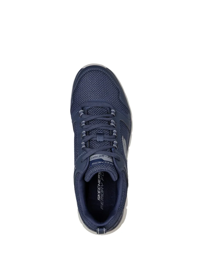 Mens-Skechers-Track-Knockhill-Navy-Top-View.webp
