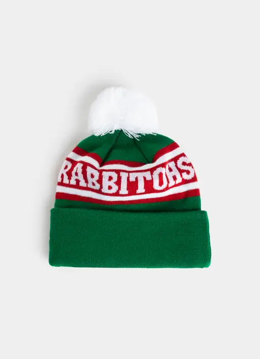 new-era-nrl-south-sydney-rabbitohs-retro-spellout-knit-medium-beanie-greenred-side-detail-56891.webp