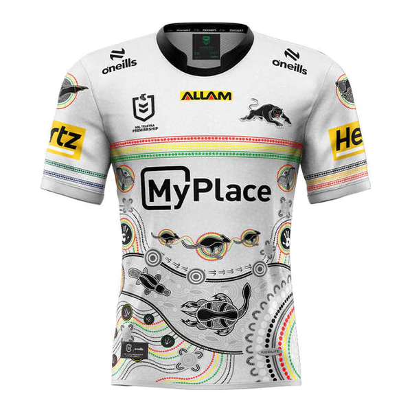 NRL Panthers 2024 Indigenous Jersey Front View NRL Panthers 2024 Indigenous Jersey Front View