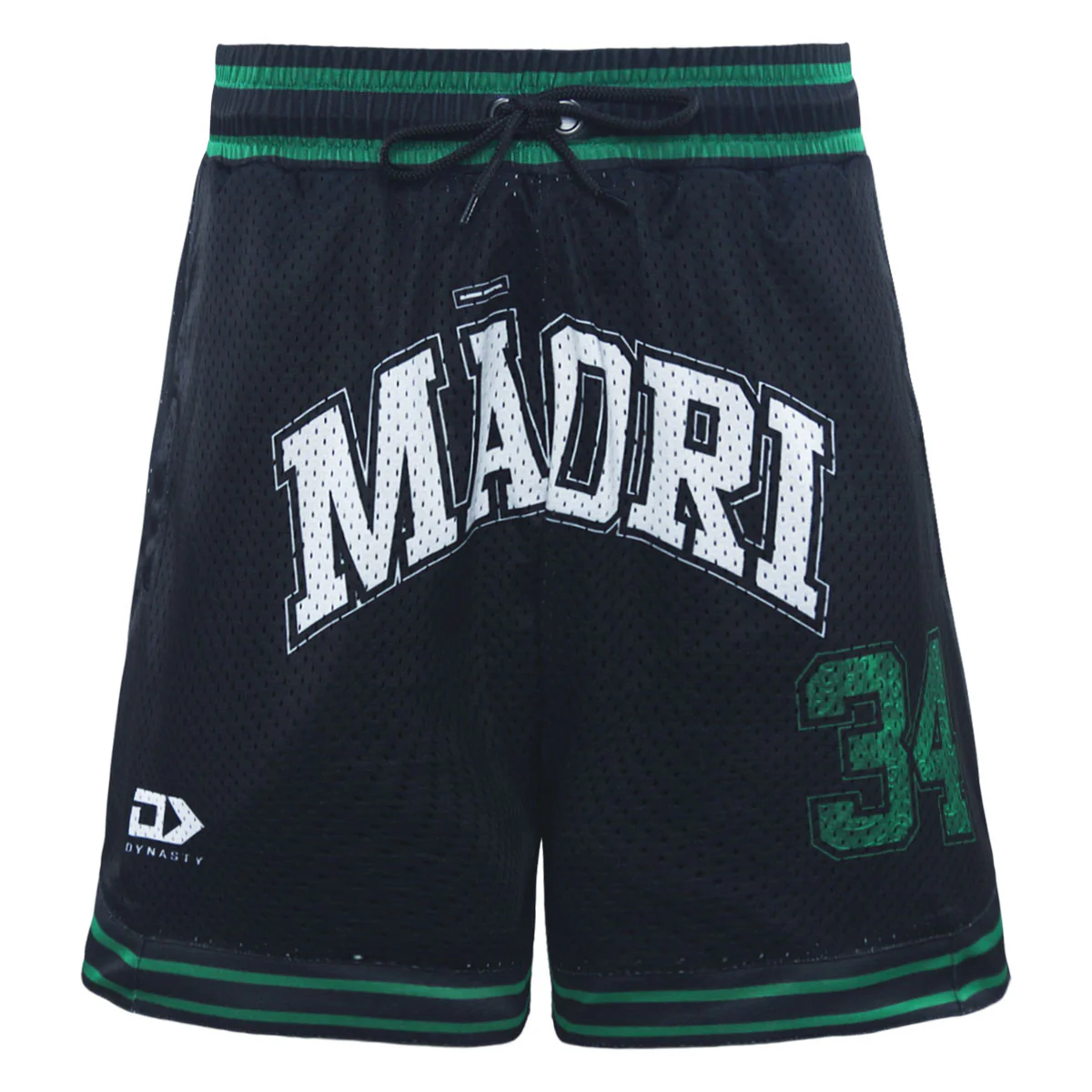 2025_NZ_MAORI_RUGBY_LEAGUE_BASKETBALL_SHORTS_NMSHM25002_front-jpg.webp NZ Maori 2025 Basketball Shorts Front View