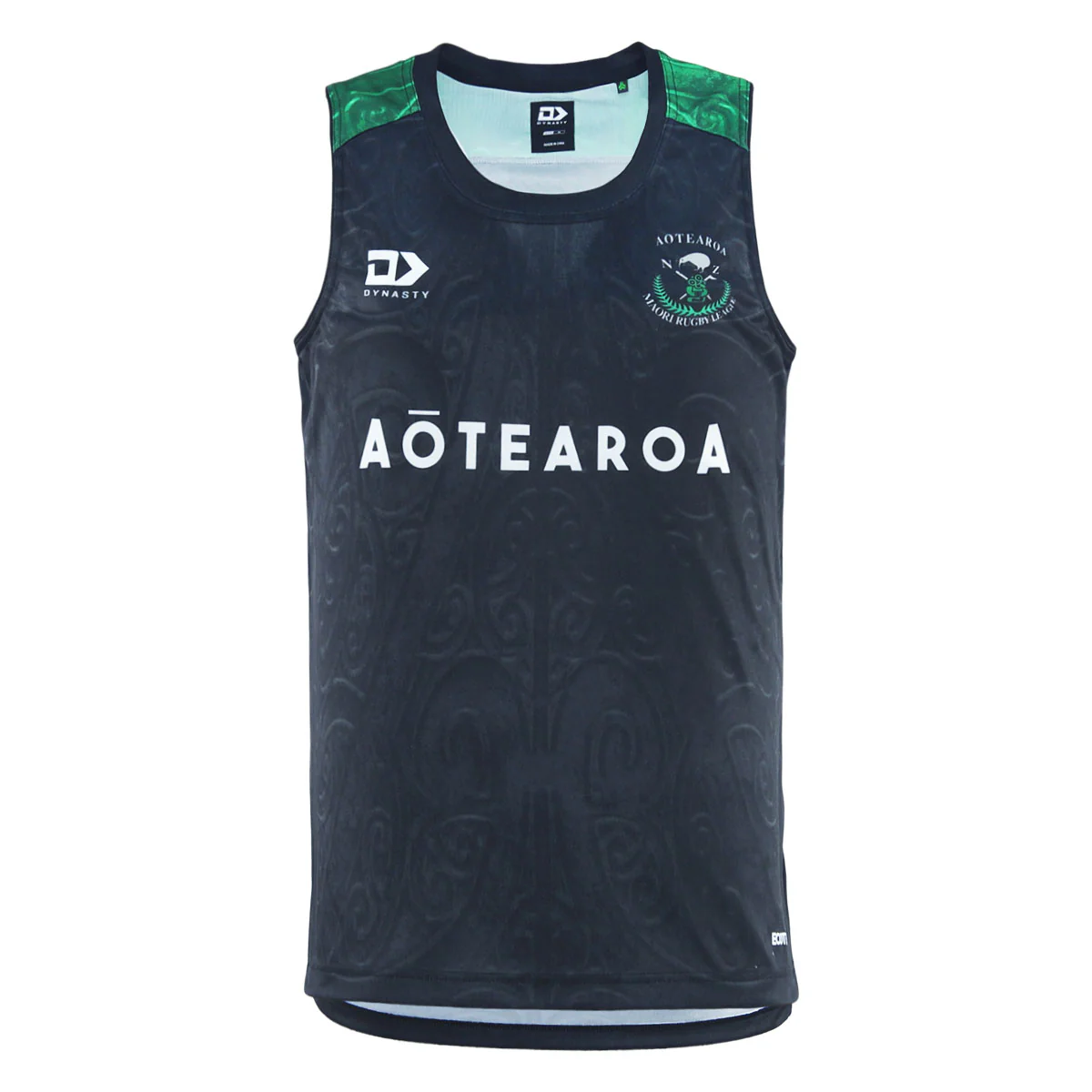 2025_NZ_MAORI_RUGBY_LEAGUE_MENS_TRAINING_SINGLET_-_BLACK_NMSIM25001_front-jpg.webp NZ Maori 2025 Training Singlet Front View