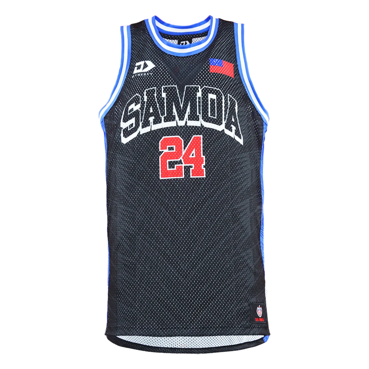 2024-TOA-SAMOA-BASKETBALL-SINGLET_TSSIM24003_front.webp Samoa Rugby League Basketball Singlet front view