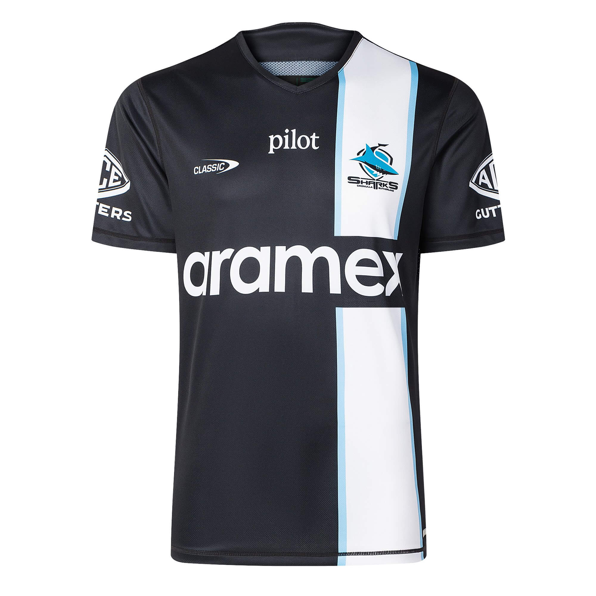 NRL Sharks 2026 Pro Training Tee - Away Front