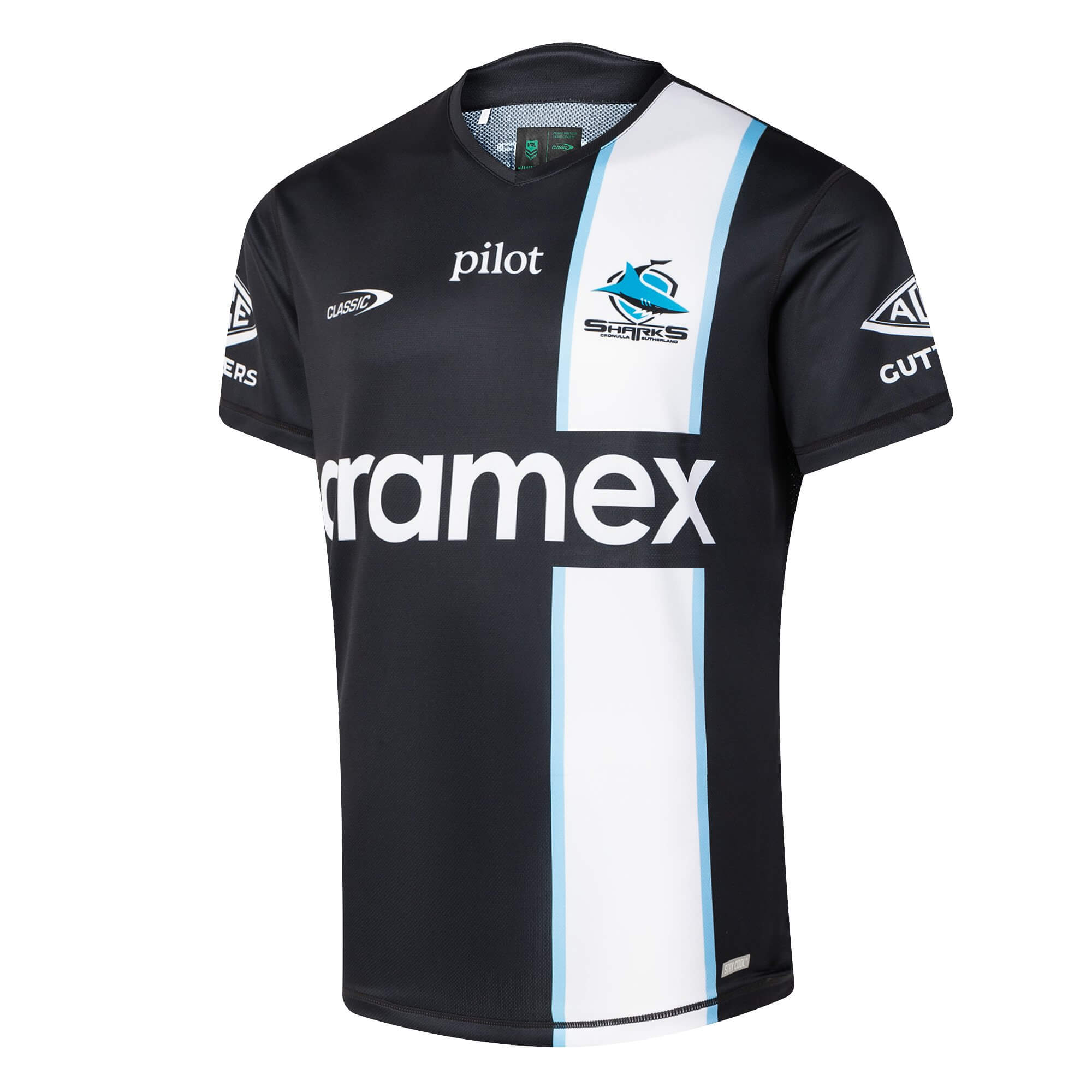 NRL Sharks 2026 Pro Training Tee - Away Front Right