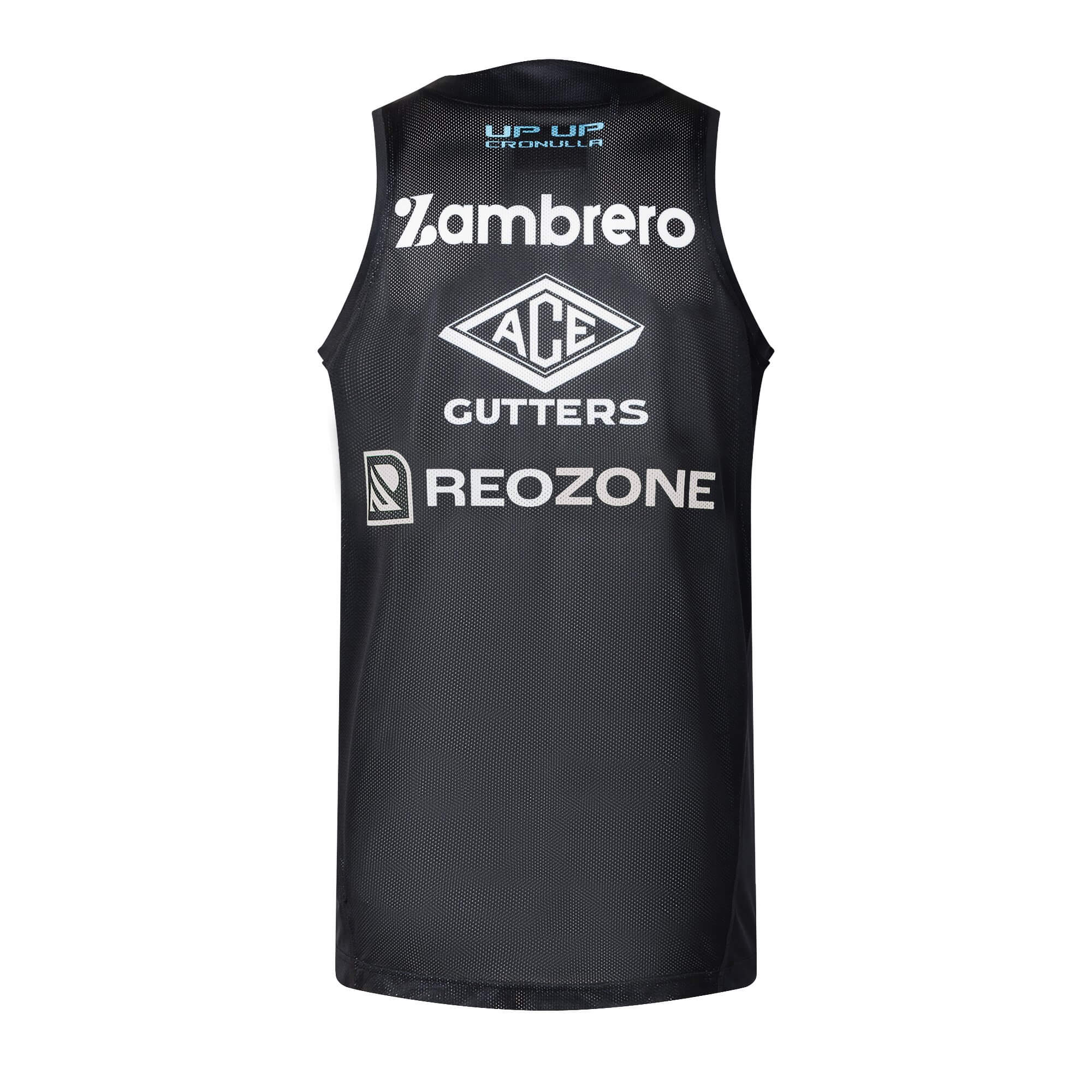 NRL Sharks 2026 Pro Training Singlet - Away Back