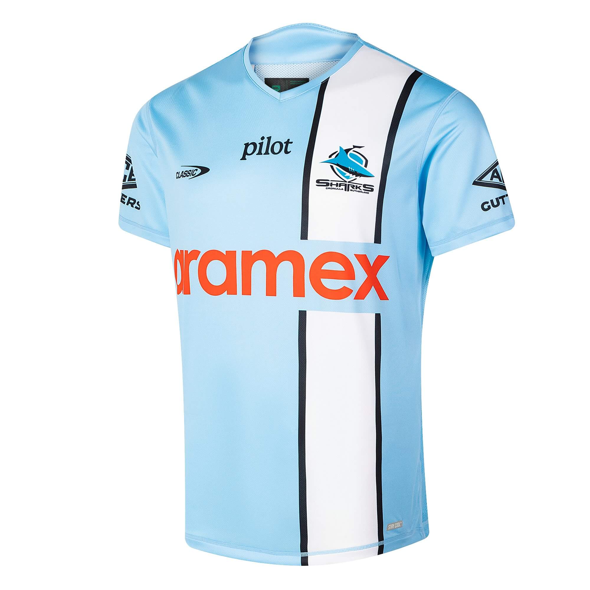 NRL Sharks 2026 Pro Training Tee - Home Front Right