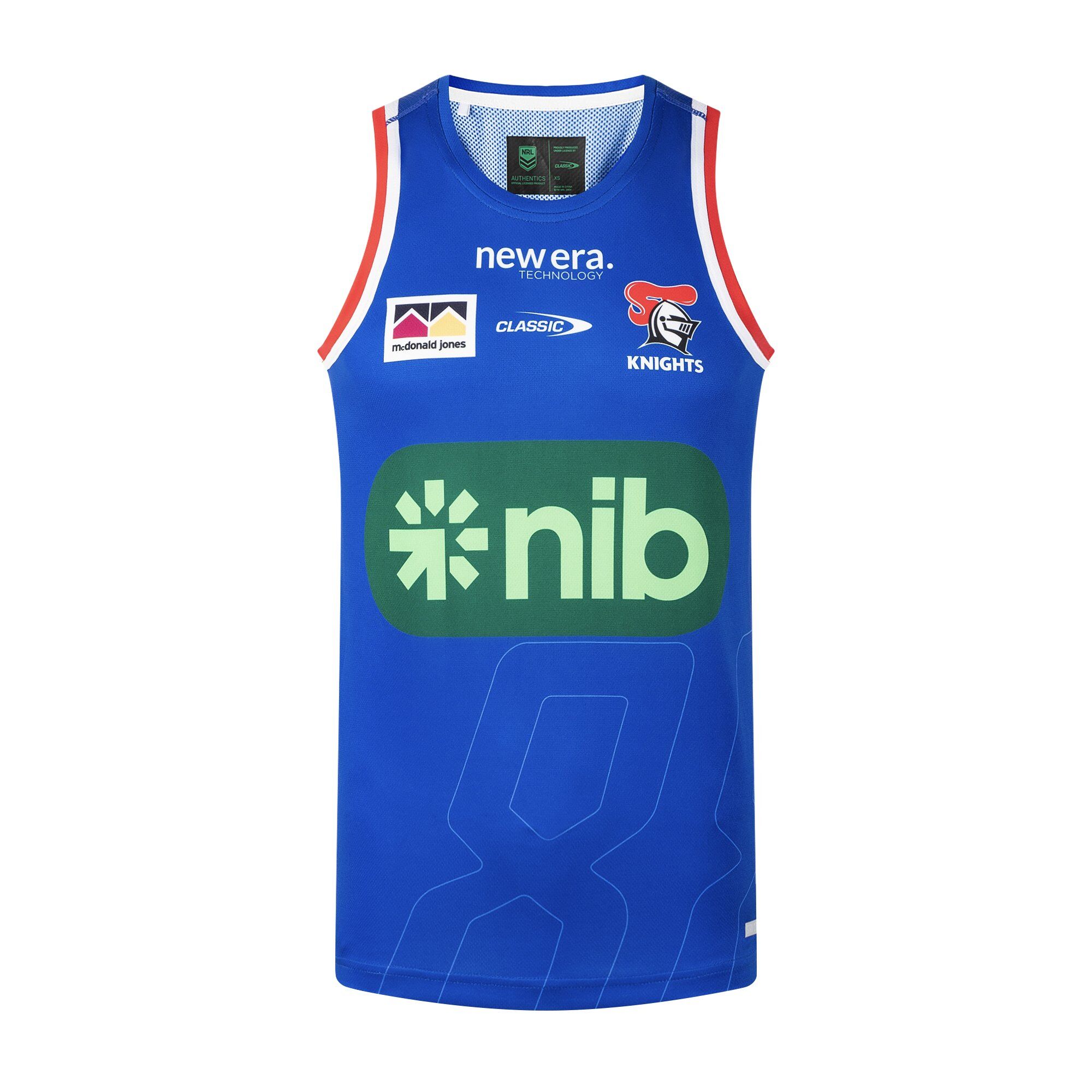 NRL Knights 2026 Pro Training Singlet - Home Front