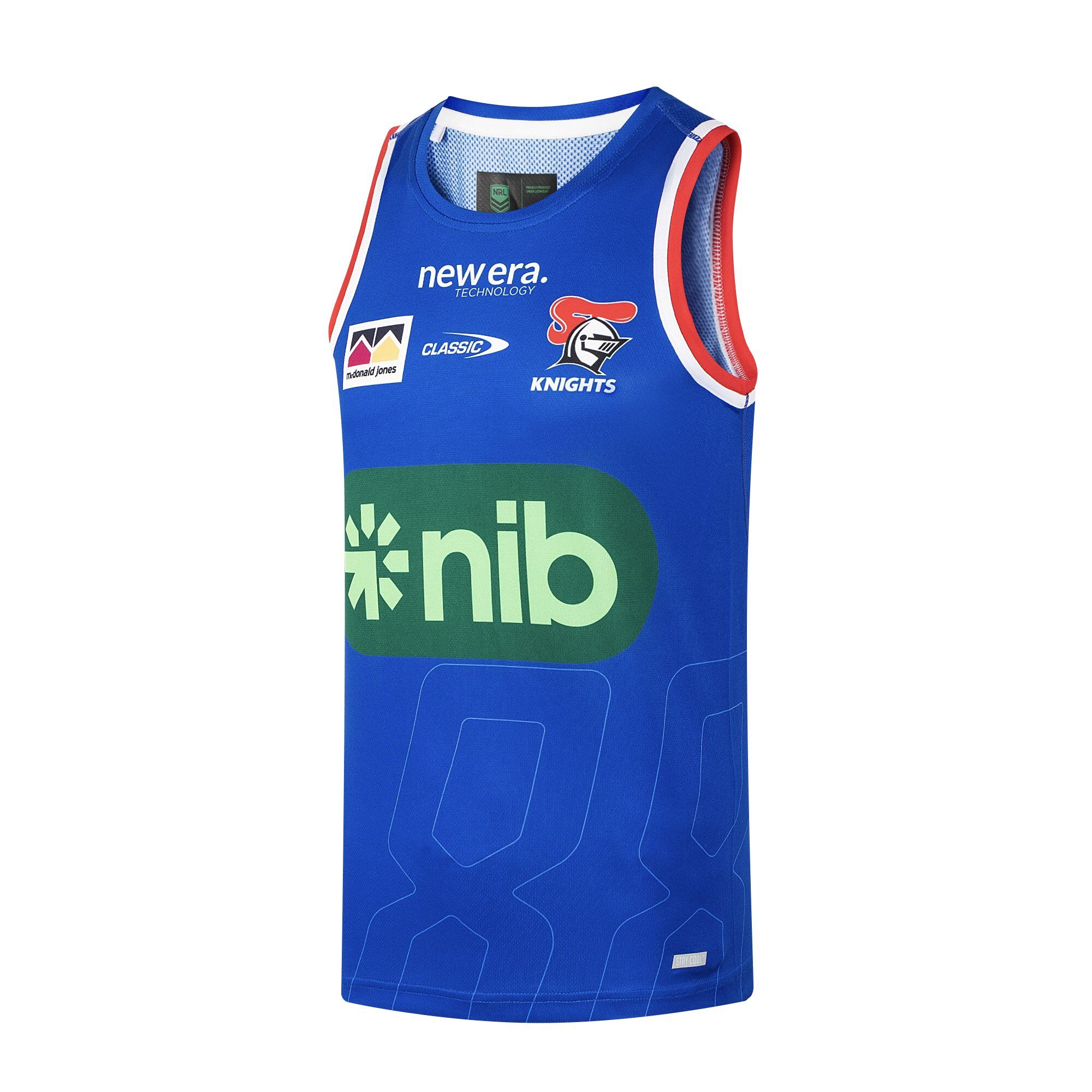 NRL Knights 2026 Pro Training Singlet - Home Front Right