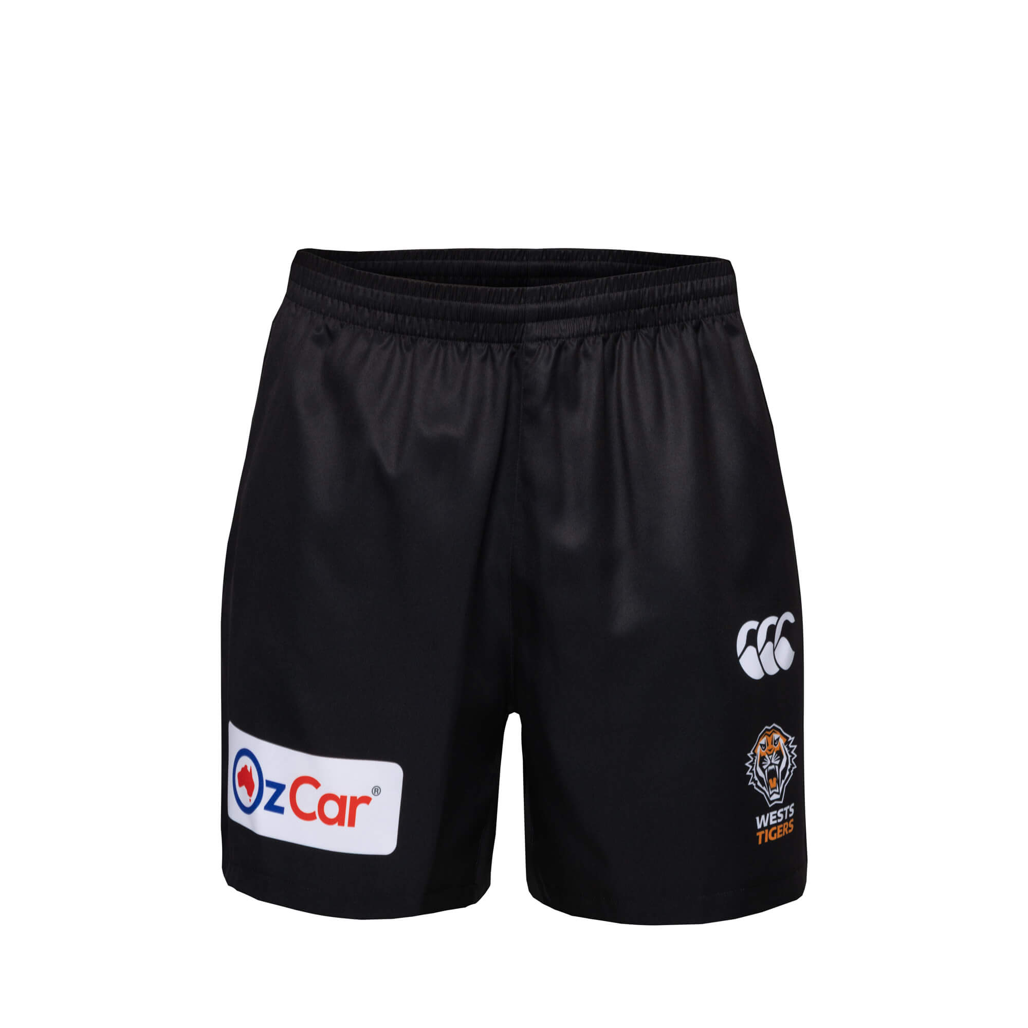 NRL West Tigers 2026 Gym Shorts Front