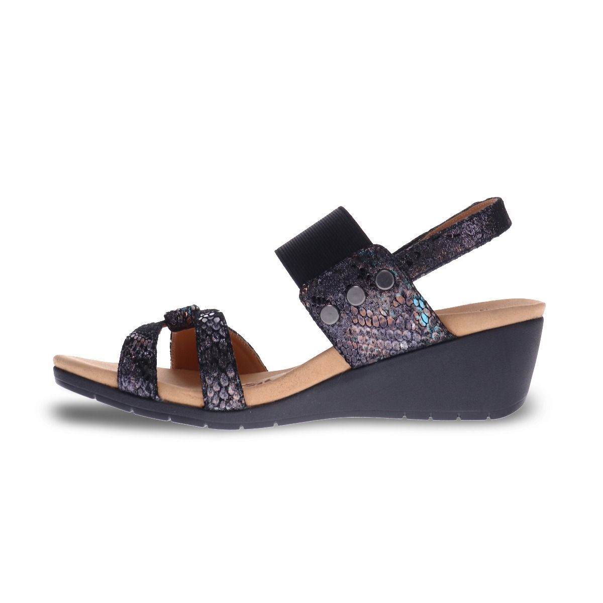 Tahiti Backstrap Wedge Black - Image 3