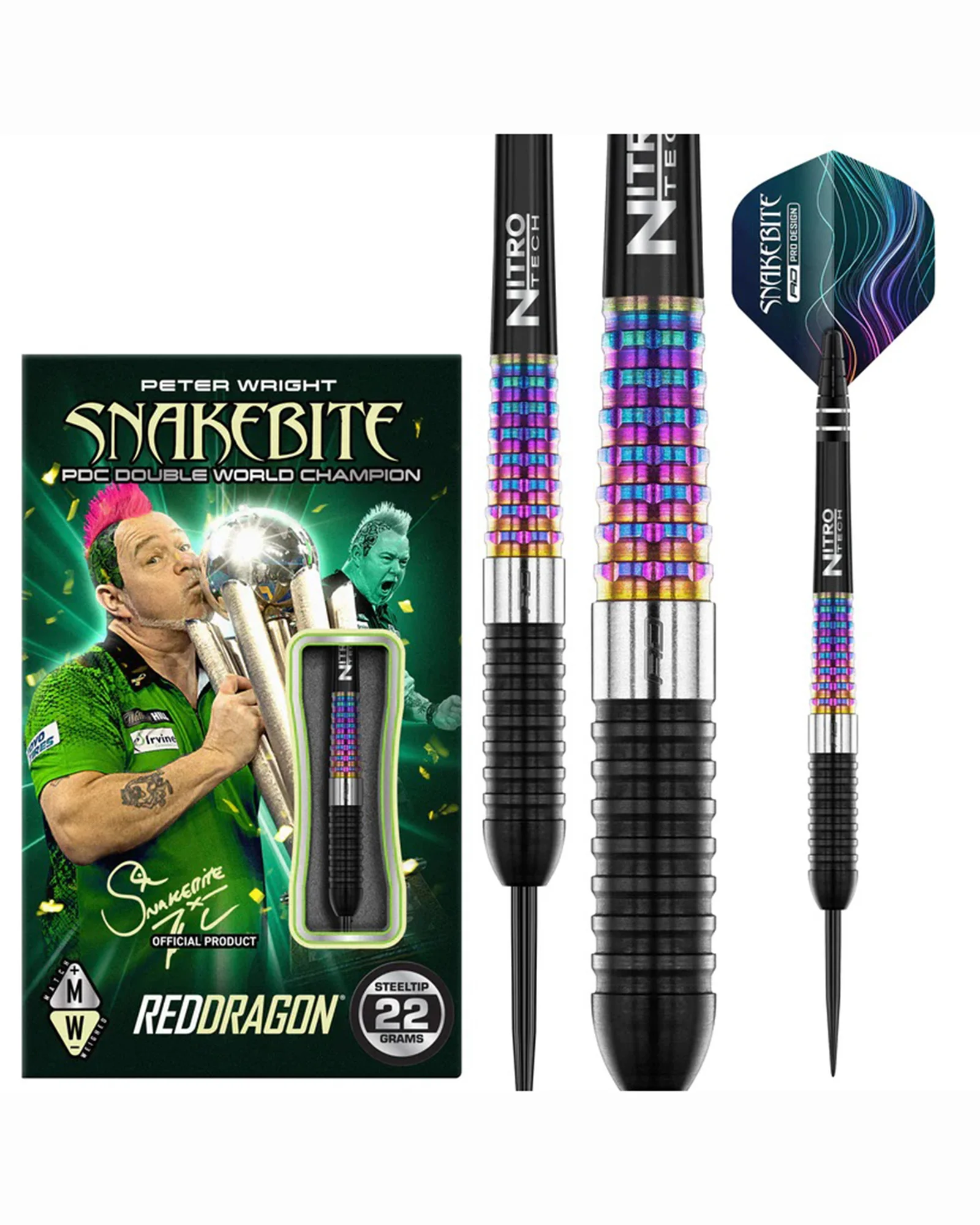 Red Dragon Peter Wright Corra Dart Set - Image 2