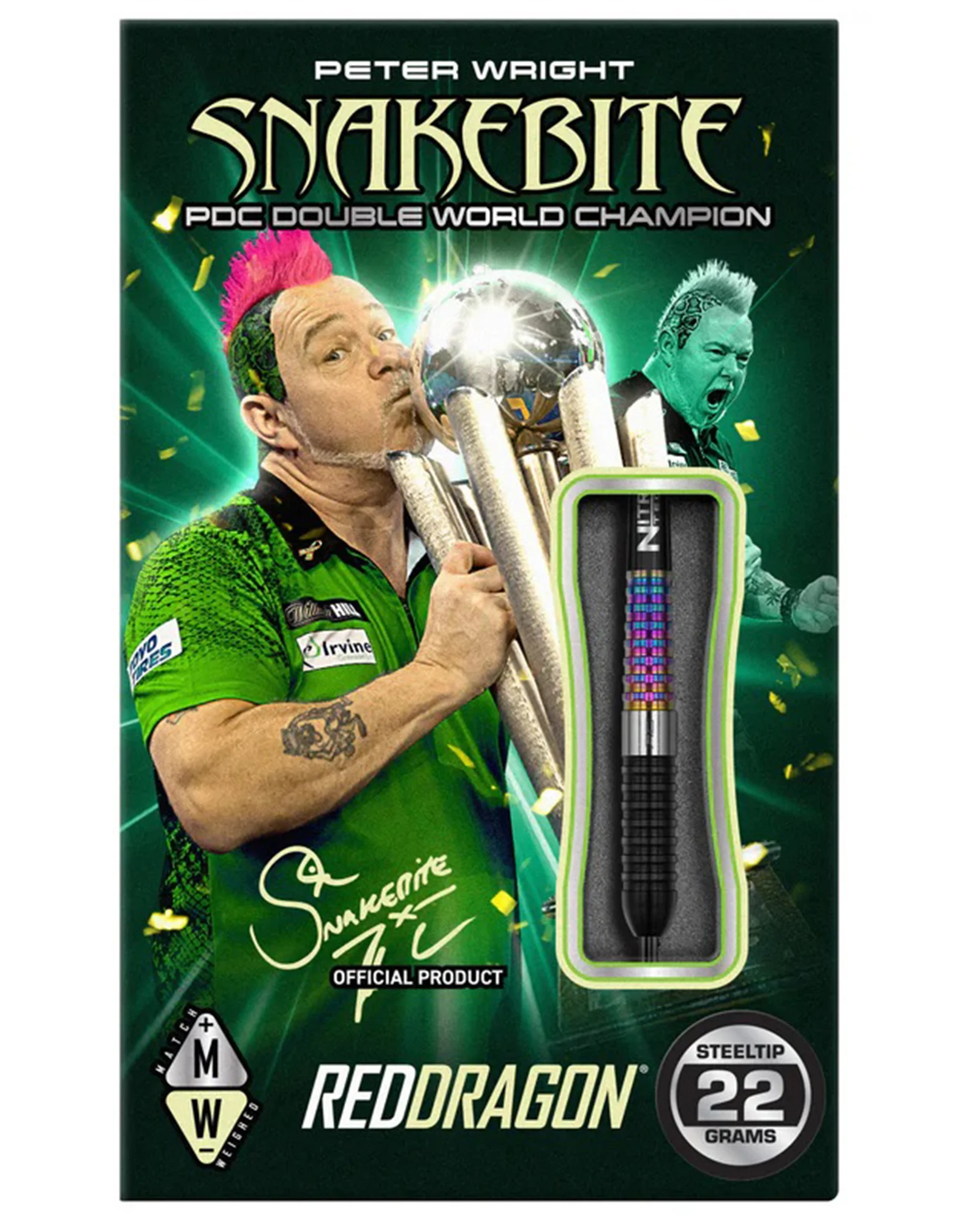 Red Dragon Peter Wright Corra Dart Set - Image 4