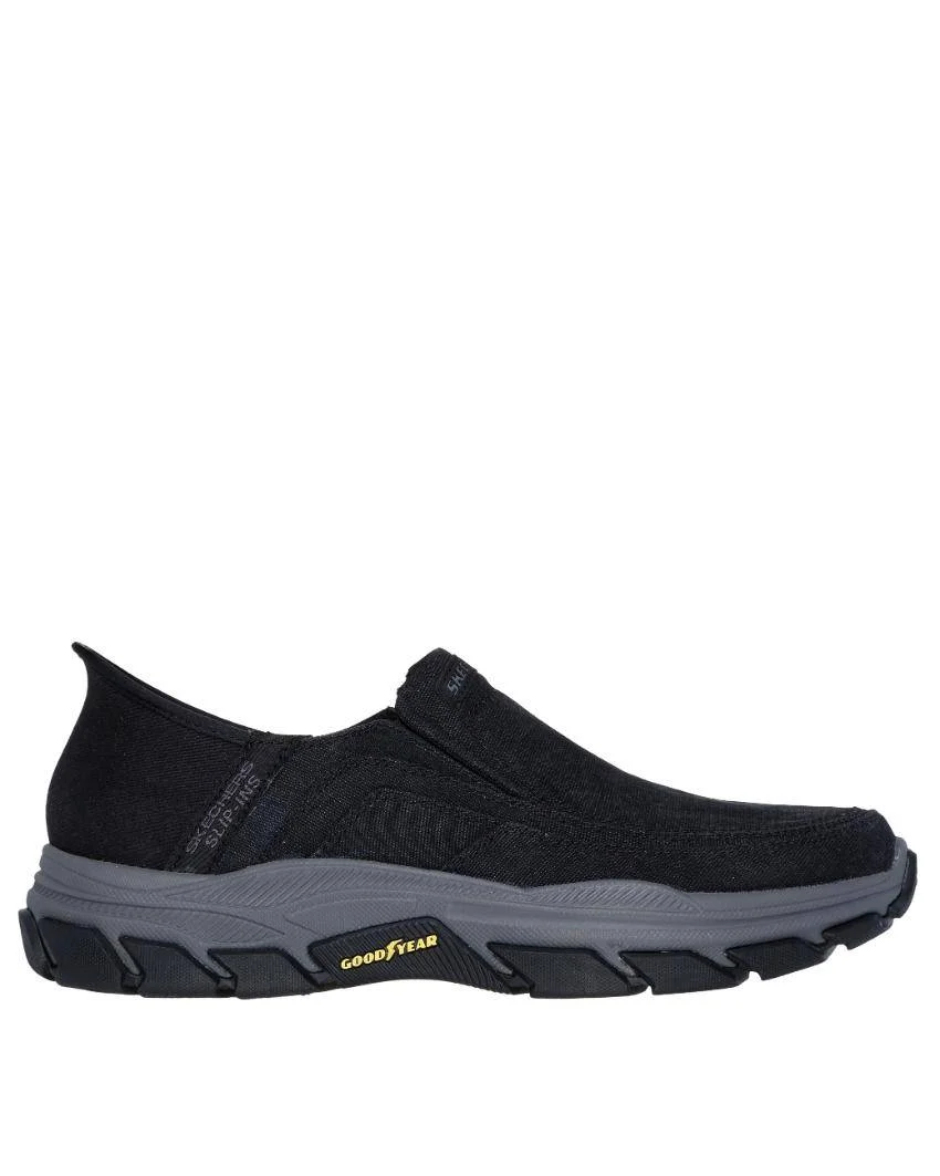 204809_blk_02.webp Mens Skechers Respected-Holmgren Black Right Side View