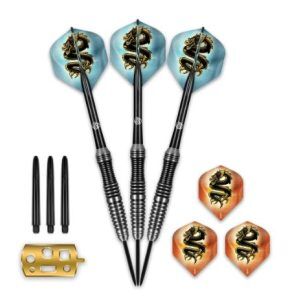 Shot Scimitar Steel Tip Darts Set-24GM