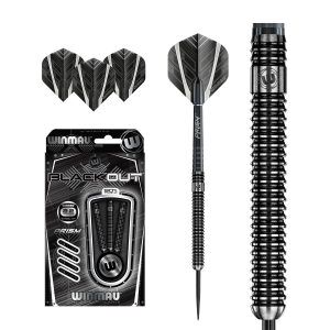 Winmau Blackout Steeltip Dart Set
