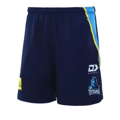 2023 GOLD COAST TITANS MENS GYM SHORT-NAVY