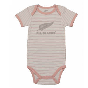 All Blacks Pink Stripes Bodysuit