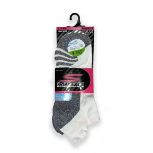 Womens 3pk Extended Terry Low Cut Socks