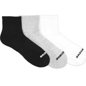Mens 3PK Quarter Crew Socks
