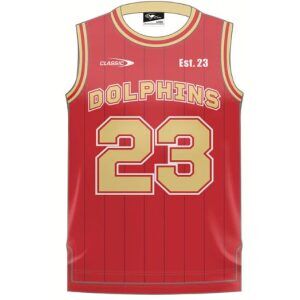 NRL Dolphins 2024 Basketball Singlet