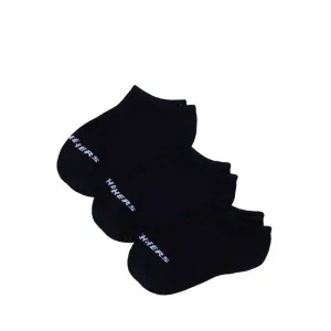 Skechers Kids No Show Socks Black