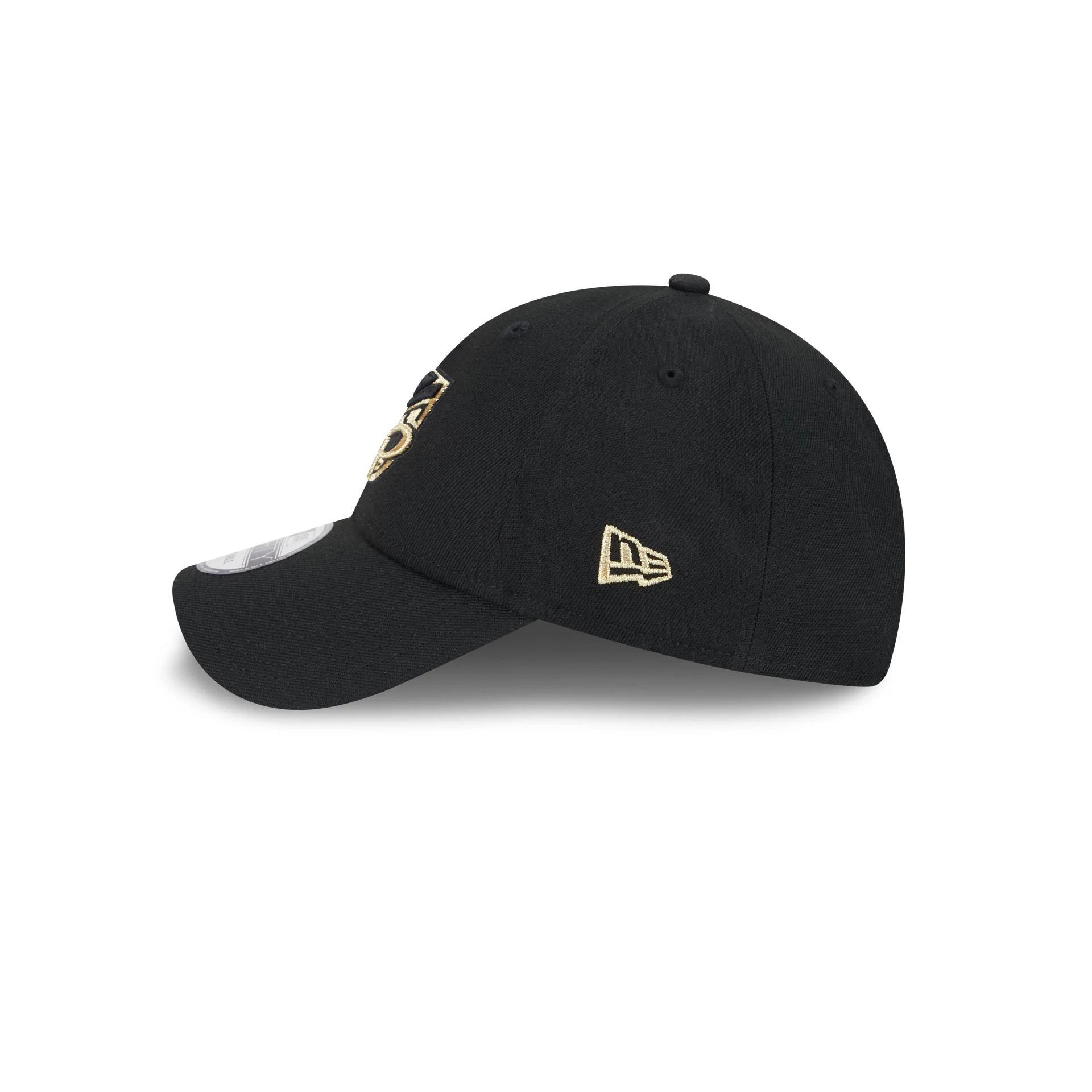NRL Warriors 940 Snapback Cap Black/Gold left view