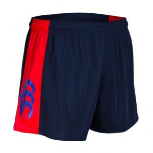 Mens Canterbury Pannelled Polyester Shorts Navy