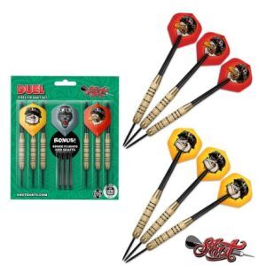 Duel Steel Tip Dart Sets-Brass 18GM