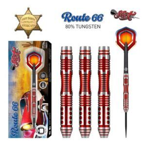 Americana Route 66 Steel Tip Dart Set 80% Tungsten
