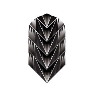 Tribal Weapon Black Dart Flight Set-Slim