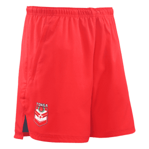 Tonga Rugby League Shorts Red