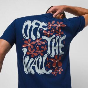 Mens Vans Jazz Floral Vintage T-shirt