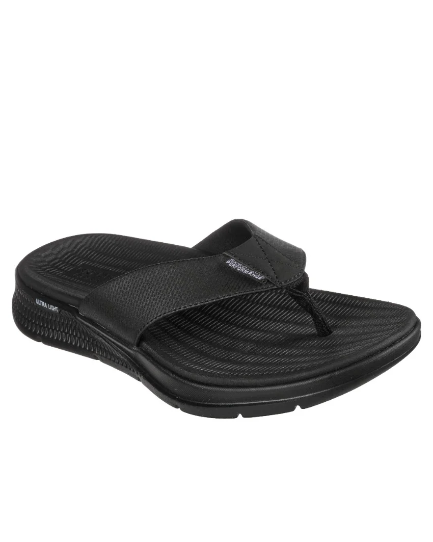 Mens Go Consistent Sandal Synthwave BlackBlack Angled View Mens Go Consistent Sandal Synthwave BlackBlack Angled View