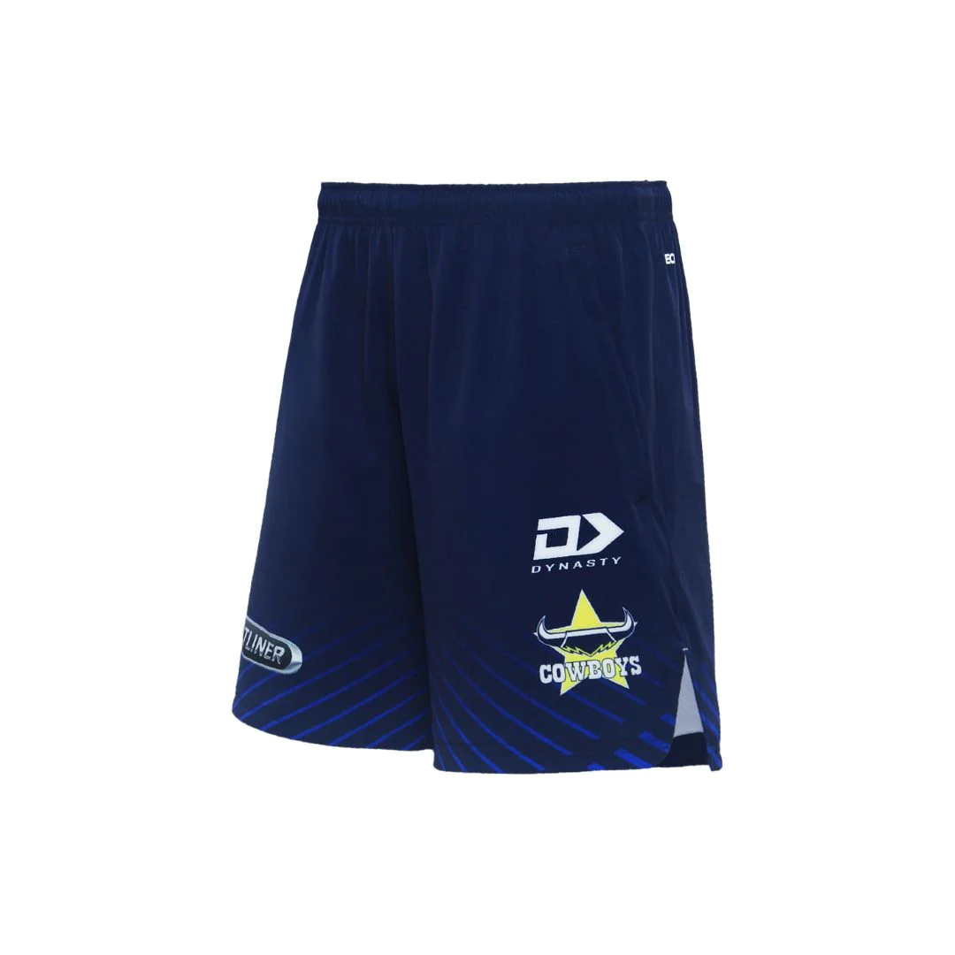 Cowboys 2024 Navy Gym Shorts Angle Cowboys 2024 Navy Gym Shorts Angle