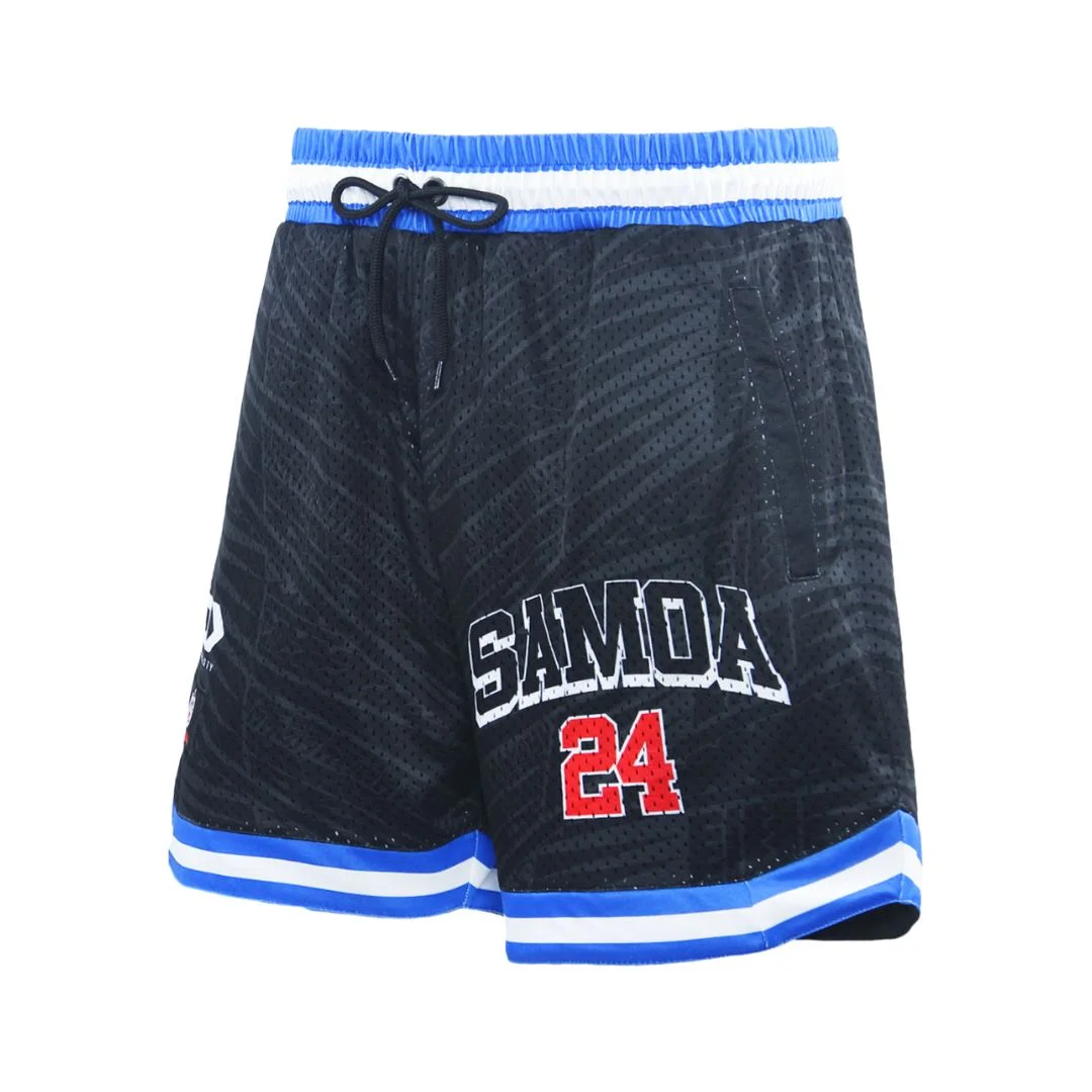2-1.webp Samoa Rugby League Basketball Shorts Left Side View