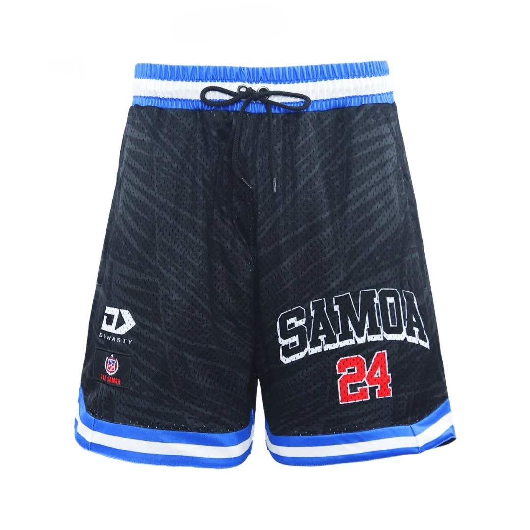 3-1.webp Samoa Rugby League Basketball Shorts Front View