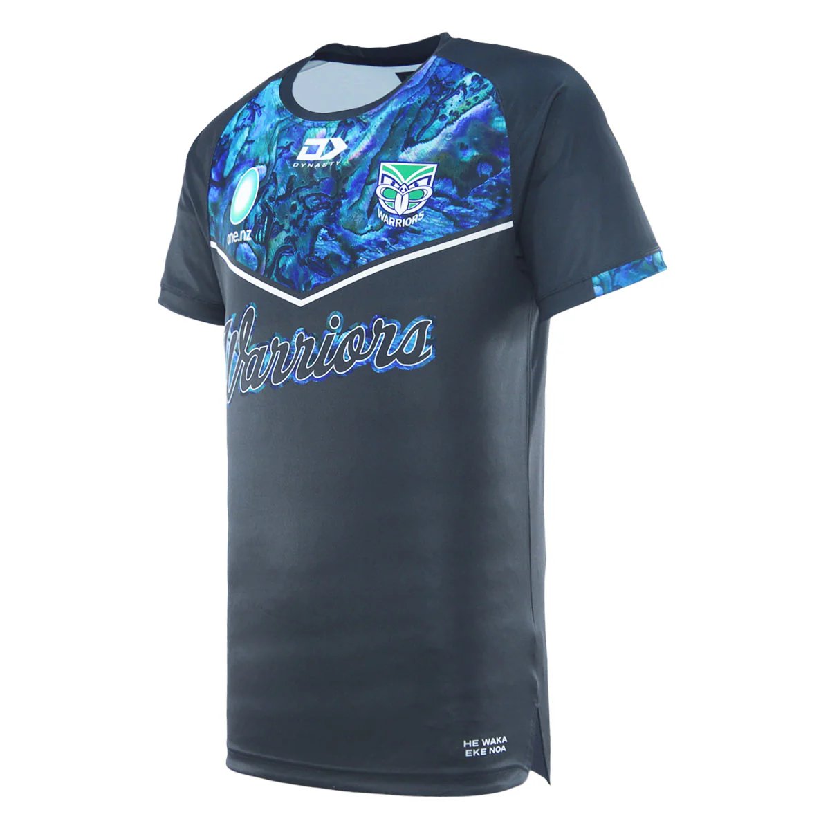 2025NZWARRIORSMENSCAPTAINSRUNTEE-CHARCOAL_NWTEM25504_left_45-jpg-1.webp NZ Warriors 2025 Captains Run Tee Front L side
