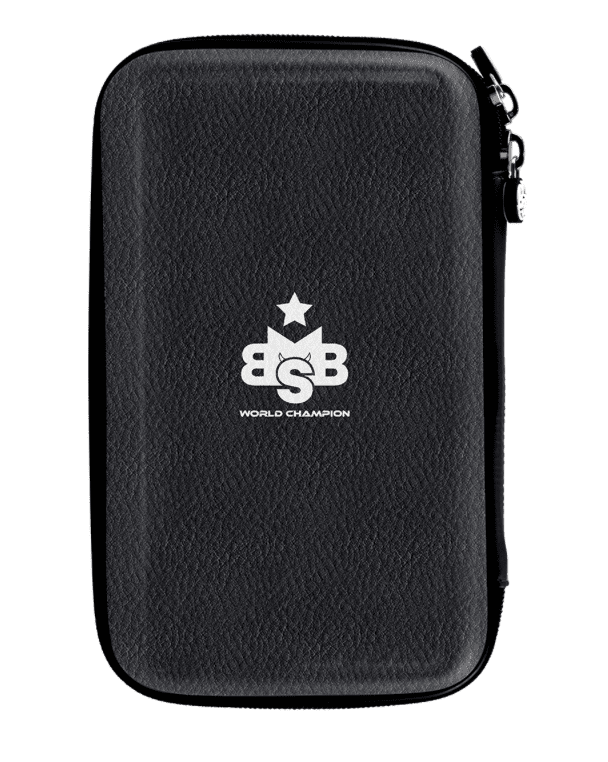 Shot Michael Smith World Champion Tactical Darts Case - Black front view of tactical dart case in black