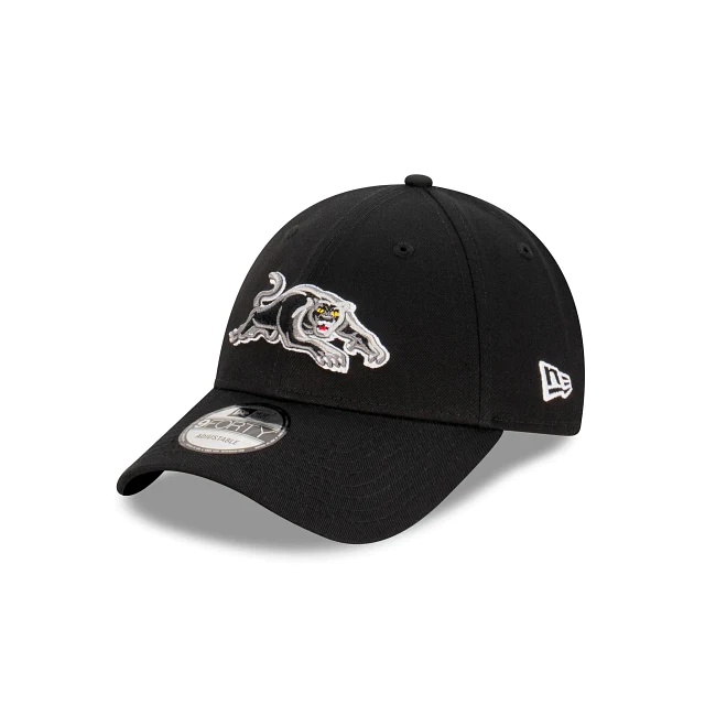 Panthers-new-era-cloth-strap-kids-cap-front-left-view1.webp