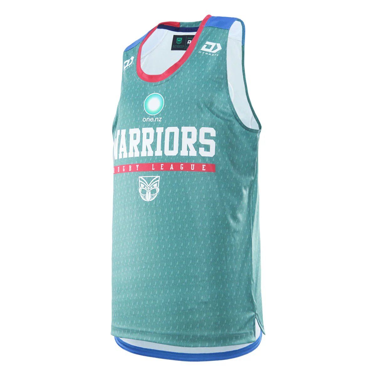NRL NZ Warriors 2026 Junior Training Singlet Front Left View NRL NZ Warriors 2026 Junior Training Singlet Front Left View