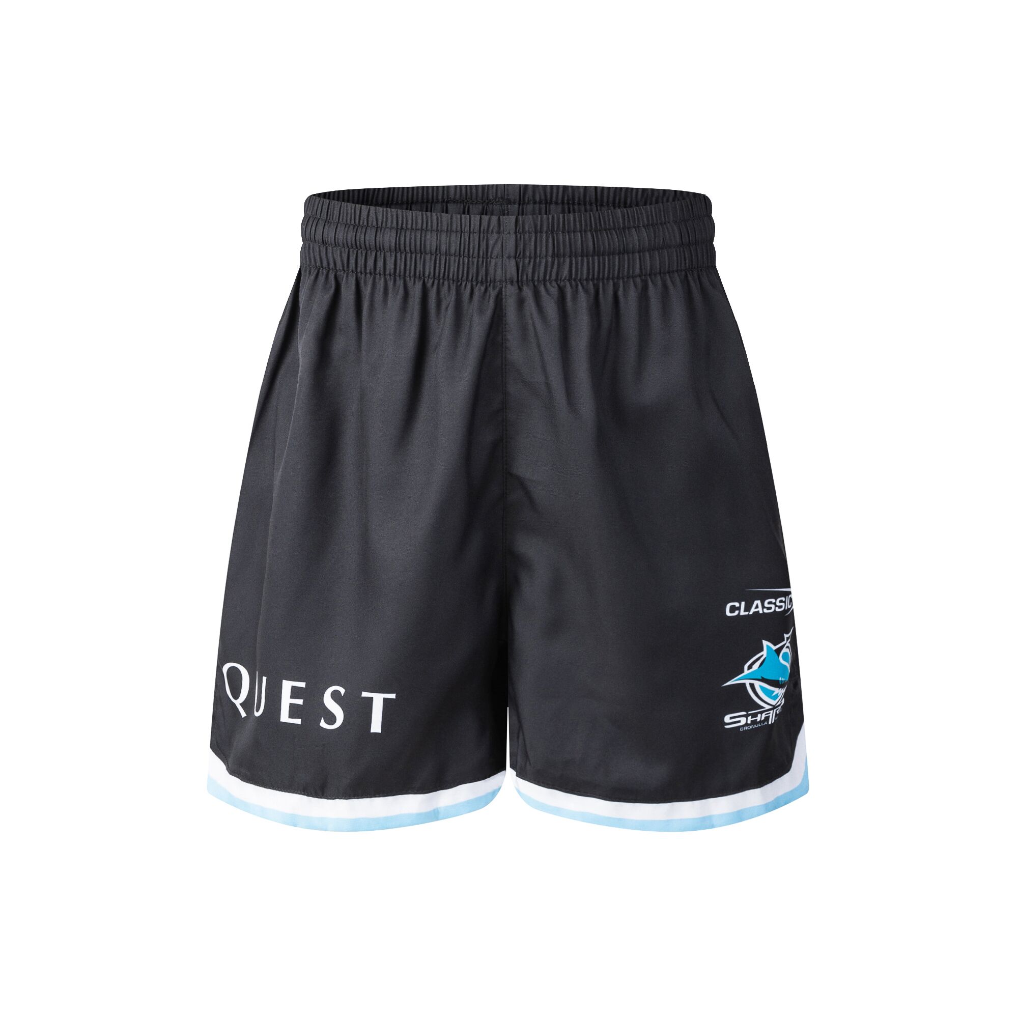 NRL Sharks 2026 Performance Gym Shorts - Home Front