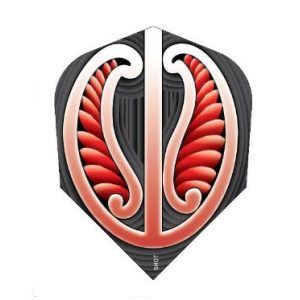 Warrior Dart Flight Set- Red-Small Standard