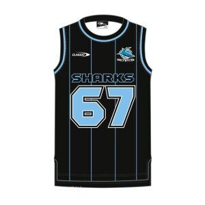 NRL Sharks 2024 Basketball Singlet