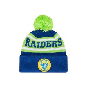 NRL Raiders Retro Spellout Knit Beanie