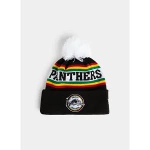 NRL Panthers Retro Spellout Knit Beanie